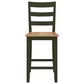 Ashley Gesthaven Counter Stool in Light Natural and Green, , large