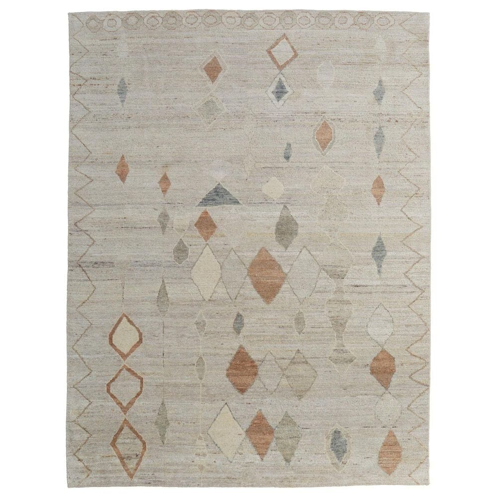 Feizy Kasbah 69G1F 8"6" x 11"6" Beige and Multicolor Area Rug, , large