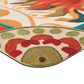 Karastan Dri-Pro Comfort Painted Spice Rooster 1"6" x 2"6" Multicolor Door Mat, , large