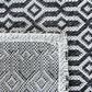 Safavieh Martha Stewart Cotton MSR411 2" x 8" Charcoal and Grey Runner, , large