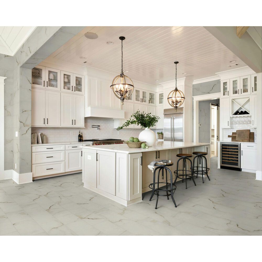 Shaw Astoria Oyster 24" x 48" Polished Porcelain Tile, , large