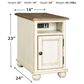 Ashley Realyn Chair Side End Table in Chipped White, , large