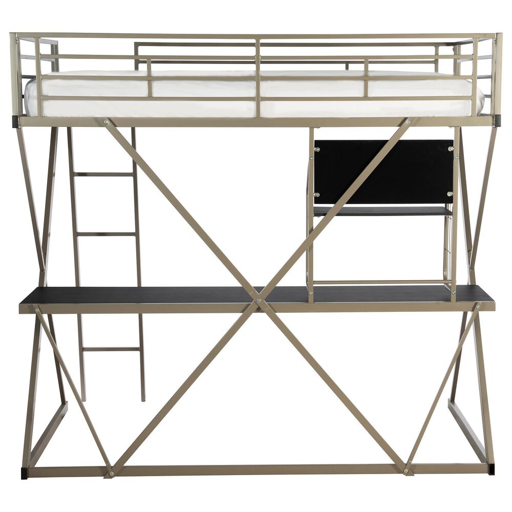 Parkerville Furniture Line Twin Z-Loft Bed in Pewter, , large