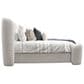 Simeon Collection Shiloh Queen Upholstered Bed in White Mocha, , large