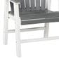 Ashley Transville Patio Arm Chair in Gray and White (Set of 2), , large