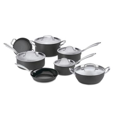 12-Piece SmartNest Non-Stick Aluminum Cookware Set, Cuisinart