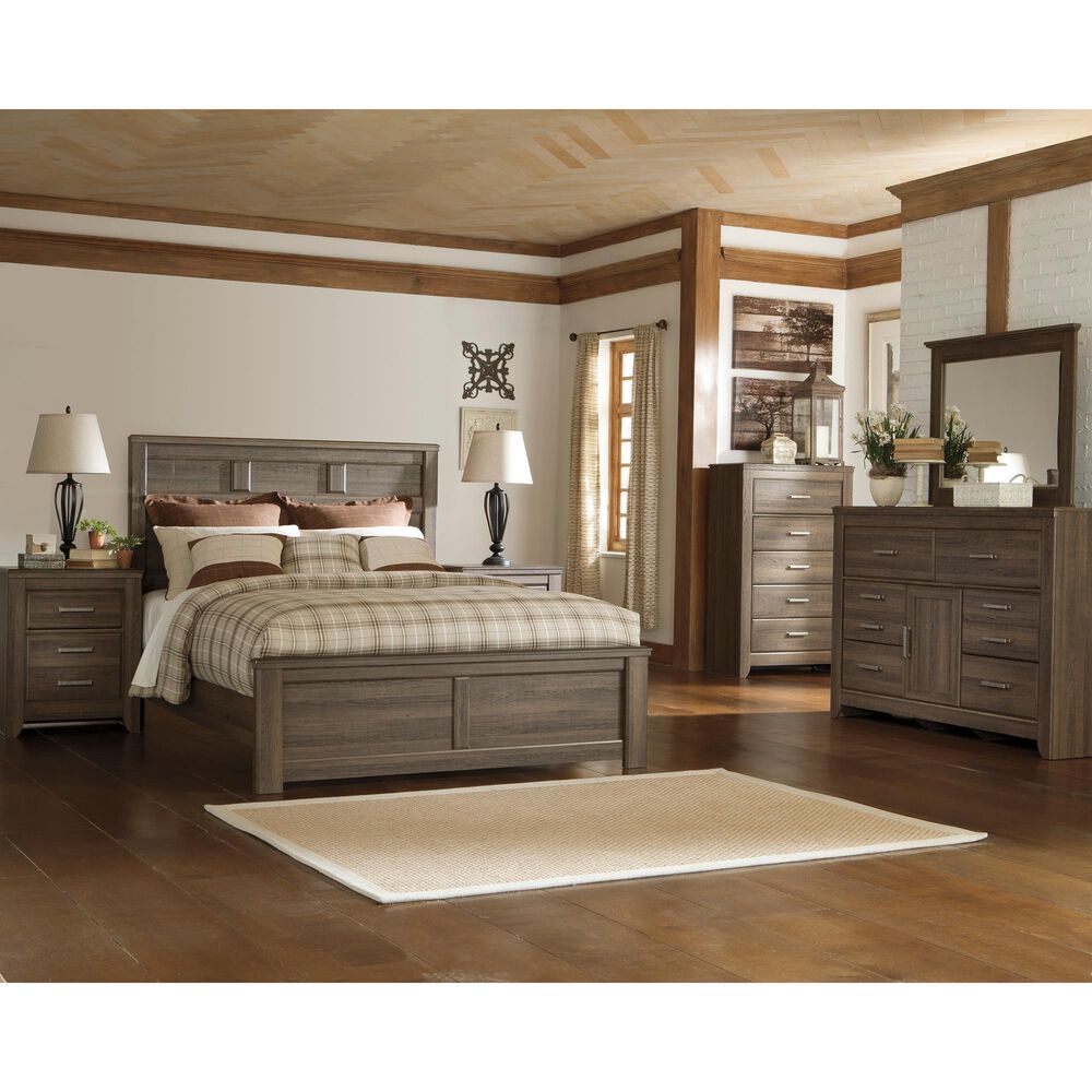 Ashley Juararo 5 Drawer Chest in Dark Brown, , large