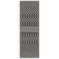 Nourison Positano Southwestern Black 2" x 6" Indoor/Outdoor Runner, , large
