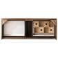 James Martin Vanities Mantova 47.3" Single Vanity Cabinet in Mid-Century Walnut and Champagne Brass, , large