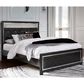 Ashley Kaydell Queen Uph Panel Bed in Dark Gray and Black, , large