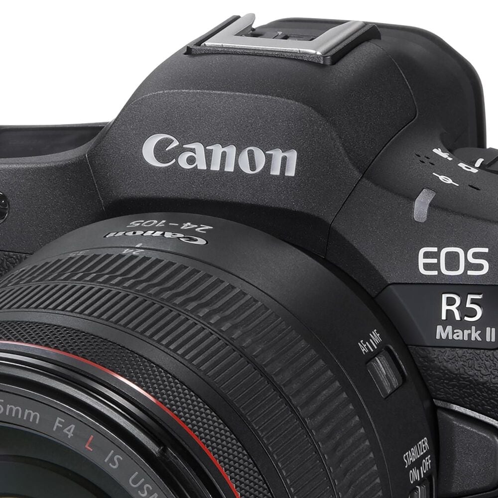 Canon EOS R5 MARK II Action Camera with RF24-105MM F4 L IS USM Len Kit in Black, , large