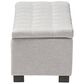 Baxton Studio Roanoke Upholstered Storage Ottoman Bench in Grayish Beige, , large