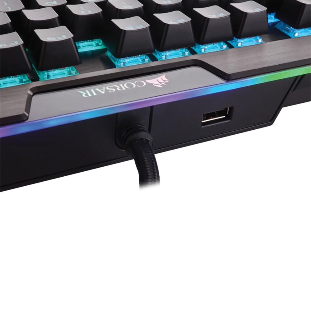 Corsair K95 Rgb Platinum Mechanical Gaming Keyboard Cherry Mx Brown In Black Nebraska Furniture Mart