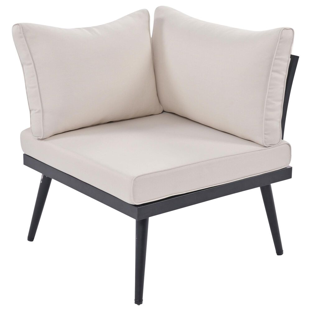HOMLUX 6-Piece Outdoor Sectional Set in Beige, , large