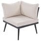 HOMLUX 6-Piece Outdoor Sectional Set in Beige, , large