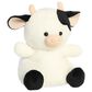 Aurora 13" Sweetie Cow Stuffed Animal in Soft White and Bold Black, , large