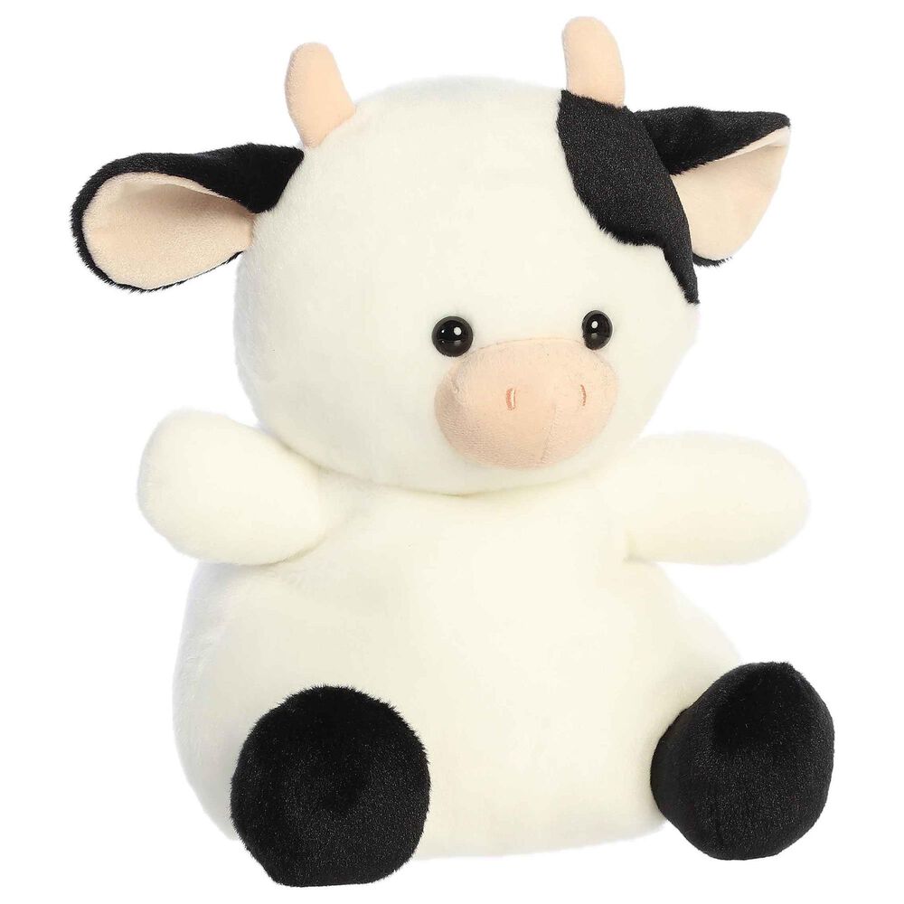 Aurora 13" Sweetie Cow Stuffed Animal in Soft White and Bold Black, , large