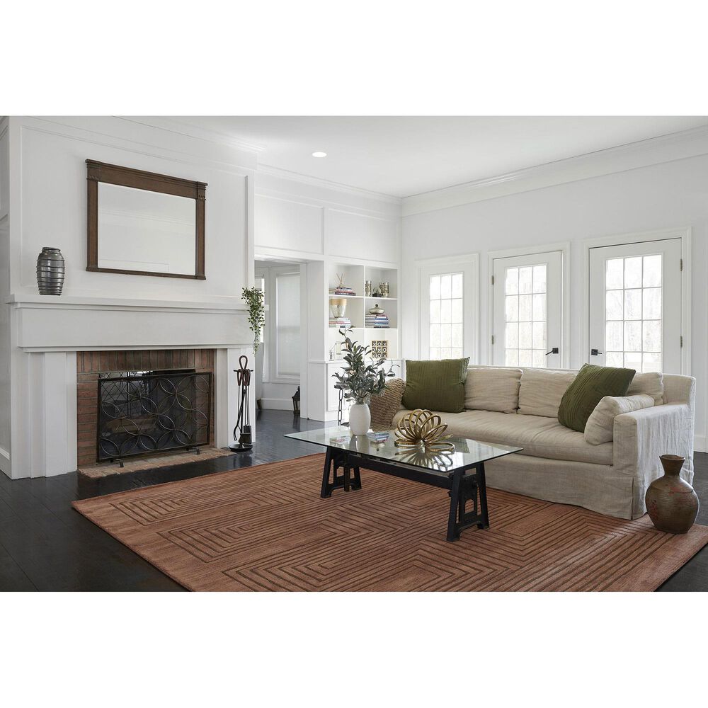 Momeni Simba 8&#39; x 10&#39; Copper Area Rug, , large