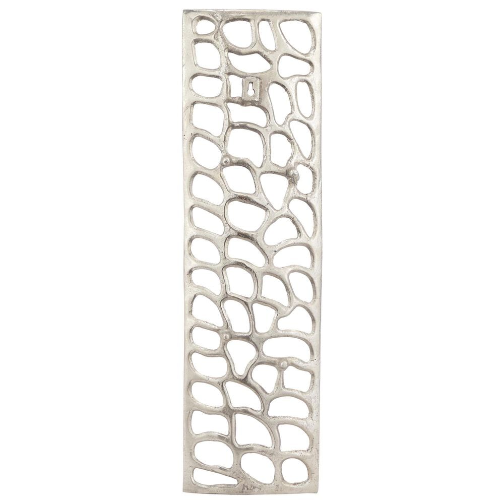 Maple and Jade 9&quot; x 32&quot; Abstract Cutouts Home Wall Decor in Silver &#40;Set of 2&#41;, , large