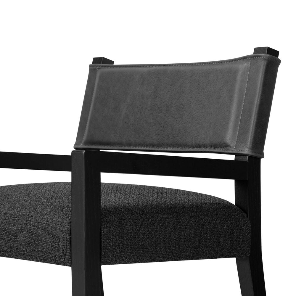 Four Hands Ferris Dining Arm Chair in Black Ash, , large