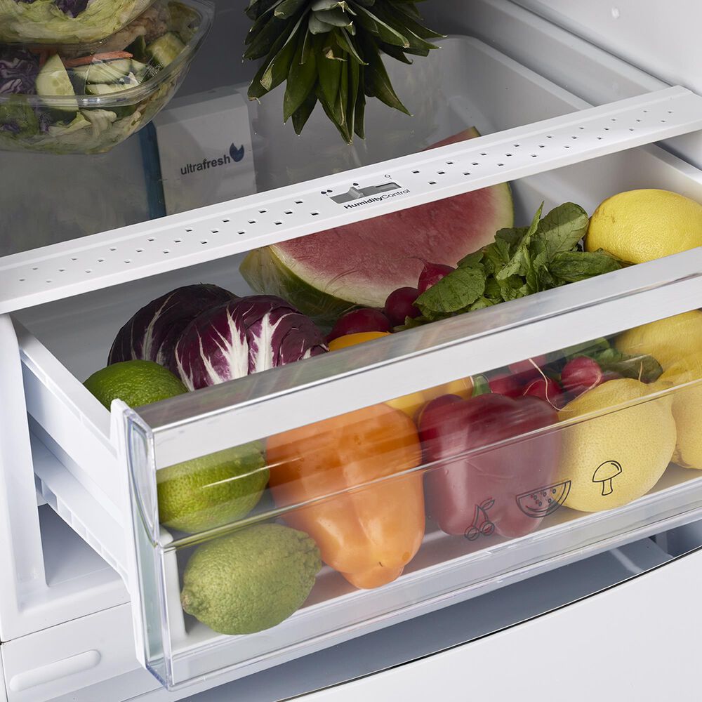 Unique Appliances Classic Retro 12 Cu. Ft. Bottom Freezer Regfrigerator In Marshmallow White, , large