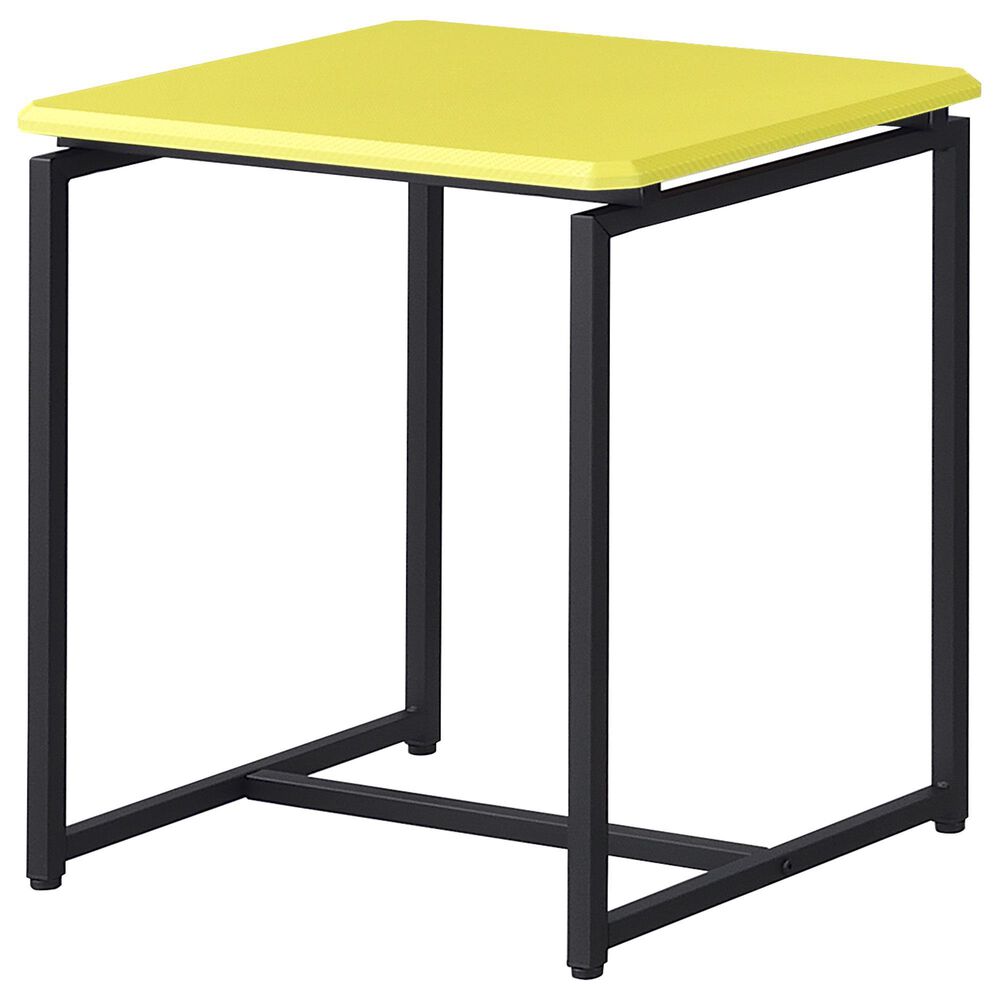 HOMLUX 3-Piece Occasional Table Set in Yellow, , large