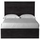 Ashley Belachime Full Panel Bed with Nightstand in Dark Charcoal, , large