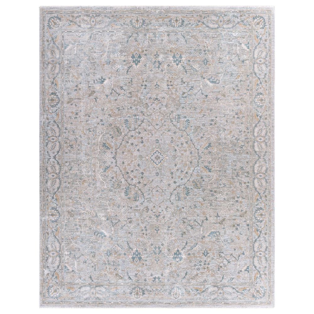 Surya Brunswick 12" x 15" Beige, Sage and Blue Area Rug, , large