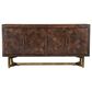 Classic Home Kade 72" Sideboard in Brown and Antique Bronze, , large
