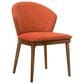 Blue River Westmont and Juno 5-Piece Dining Set with Orange Cushion in Walnut, , large