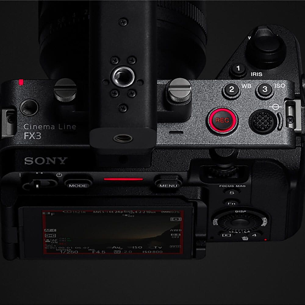 Sony Cinema Line FX3 Full Frame Cinema Camera in Black, , large