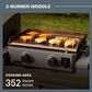 Tytus Anaheim and Emberwood 3-Piece Modular Duo with 2-Burner Gas Griddle in Gunmetal Gray, , large