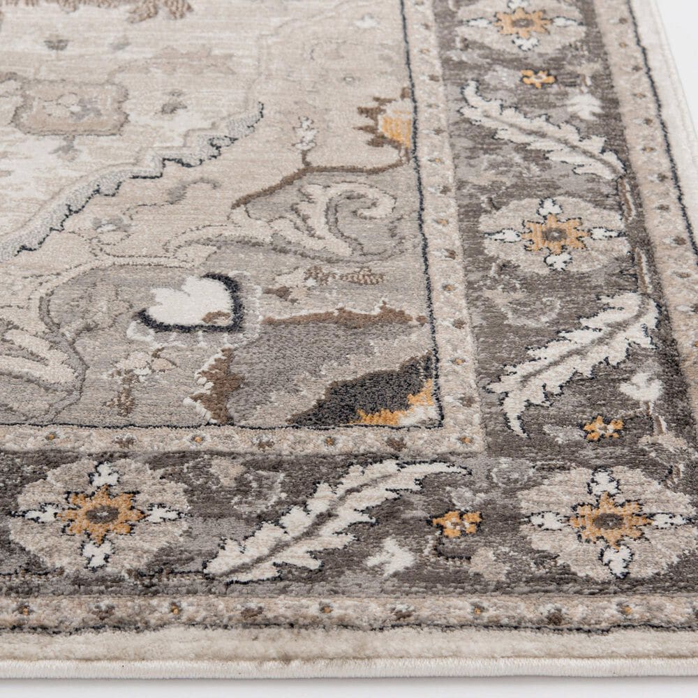 Central Oriental Adore Milla 7&#39;10&quot; x 9&#39;10&quot; Beige and Orange Area Rug, , large