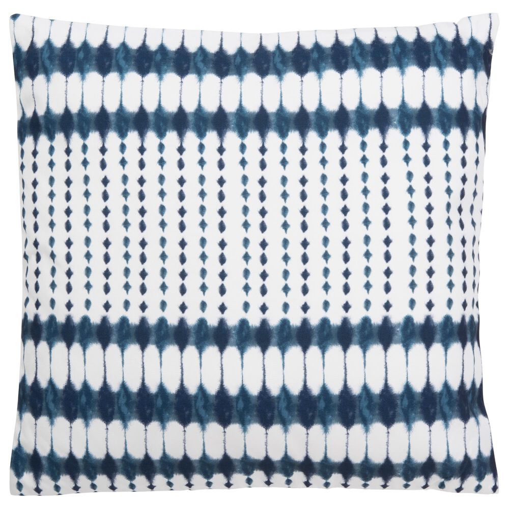 Safavieh Kenza 18" Pillow in Navy and White, , large