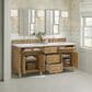 James Martin Vanities Lorelai 72" Double Vanity in Light Natural Oak with 3 cm White Zeus Quartz Top, , large
