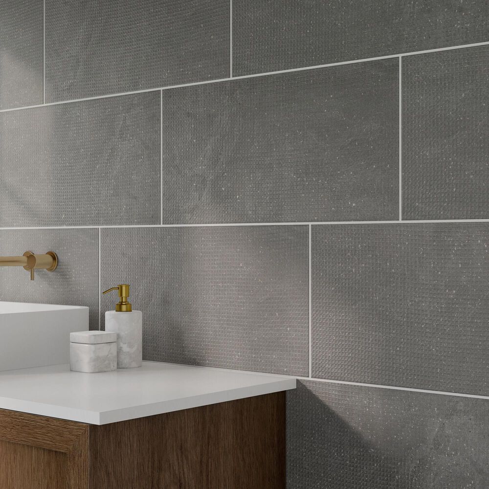 Dal-Tile Exposition Incognito 12" x 24" Textured Porcelain Tile, , large