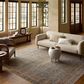 Loloi Heritage 4" x 8" Blue and Rust Area Rug, , large