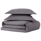Pem America Brooklyn Loom Classic 3-Piece King Duvet Set in Grey, , large
