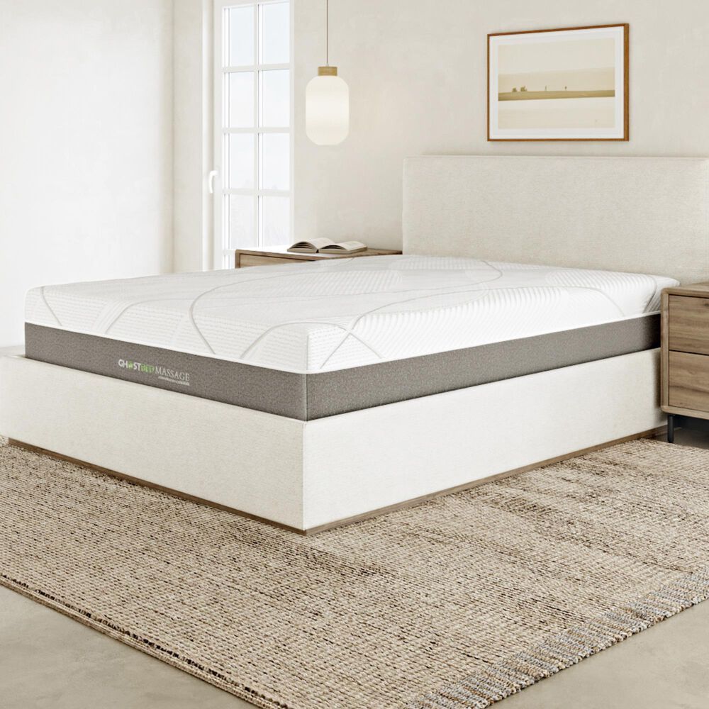 Hearth and Haven GhostBed Massage Hybrid Medium Twin XL Mattress, , large