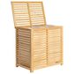 Household Essentials Double Laundry Sorter with Lid and Removable Bags in Natural, , large