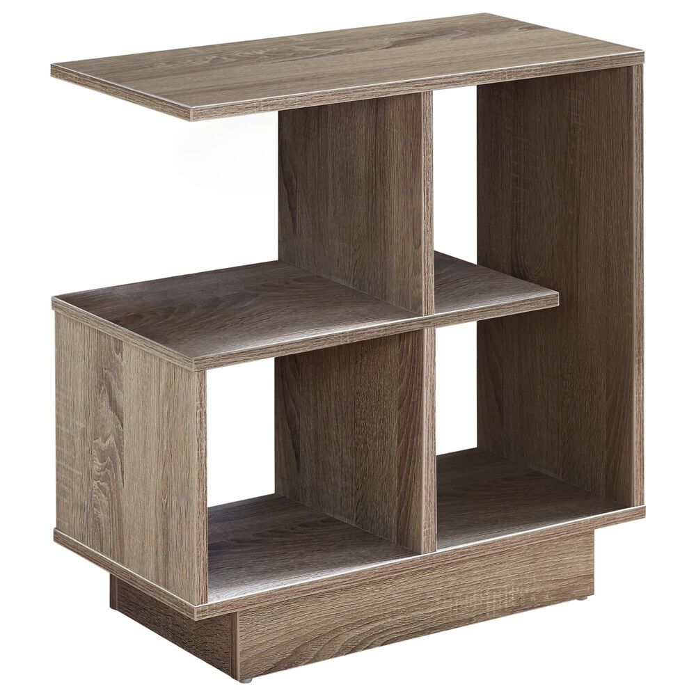 Monarch Specialties 24" Accent Table in Dark Taupe, , large