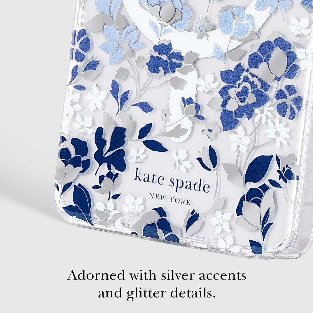 Kate Spade Protective Case with Magnet for Samsung Galaxy S26 in Flowerbed Blue, , large