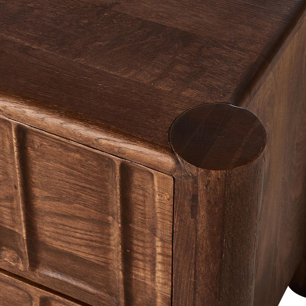 Four Hands Ezri 2-Drawer Nightstand in Cocoa Oak, , large