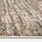 Central Oriental Oklahoma Prynn White Sand and Multicolorcolor 7"10" x 9"10" Area Rug, , large