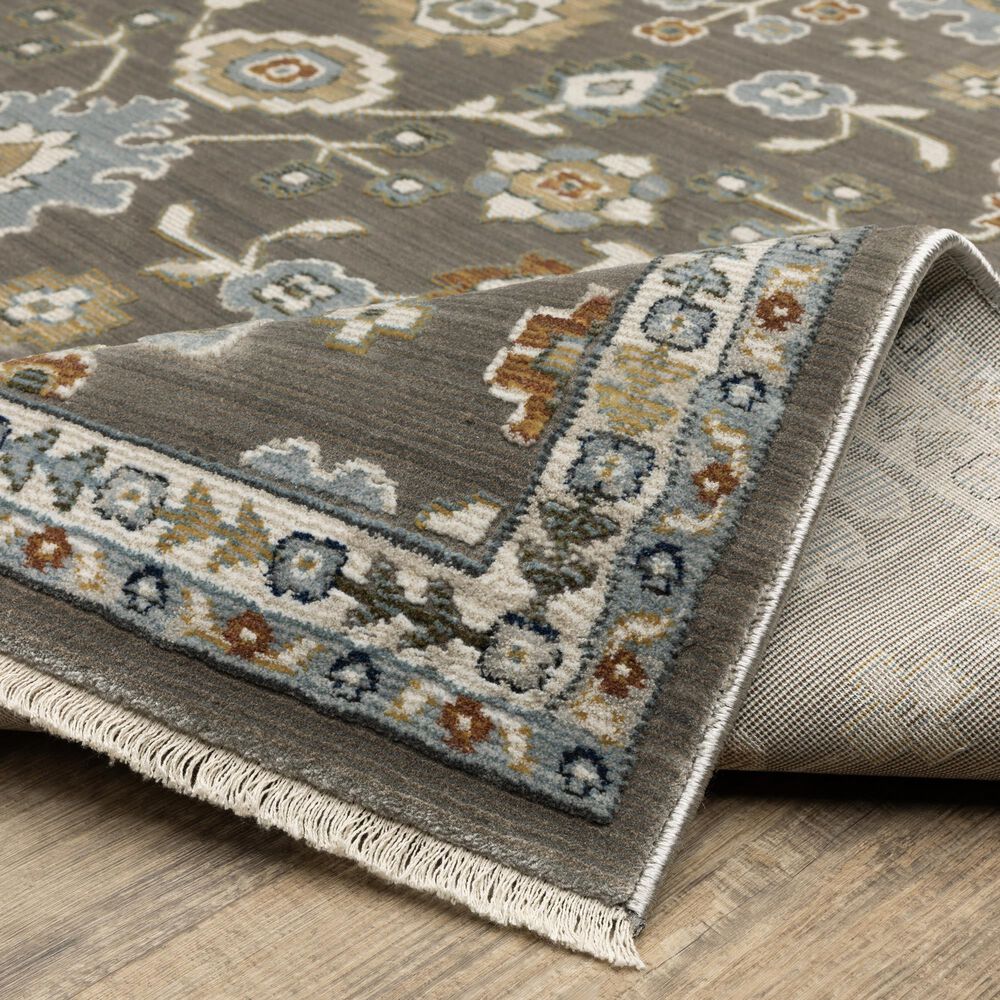 Oriental Weavers Keira Grey and Multicolor 9&#39;10&quot; x 12&#39;10&quot; Area Rug, , large