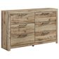 Ashley Hyanna 5-Piece Queen Bedroom Set in Golden Rustic, , large