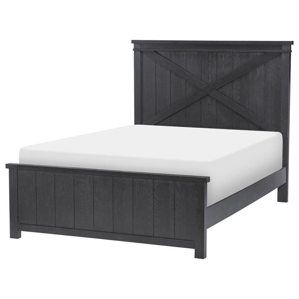 Legacy Classic Flatiron Full Panel Bed with Trundle in Midnight, , large