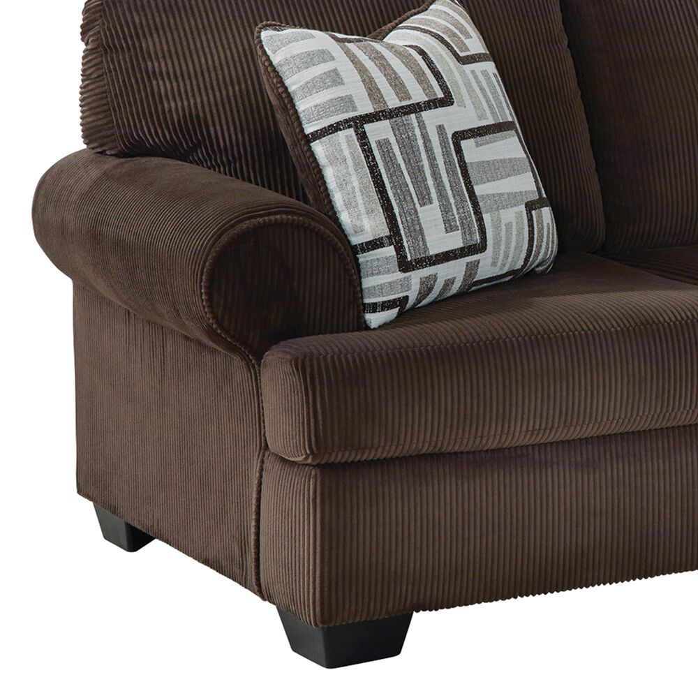 ASHLEY Kimlee 3-Piece Stationary Right Arm Facing Sectional with Chaise in Chocolate, , large