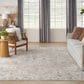 Nourison Astra Machine Washable 7"10" x 10" Beige Area Rug, , large