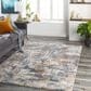 Surya Tuscany TUS-2325 5"3" x 7"3" Gray, Blue and Camel Area Rug, , large